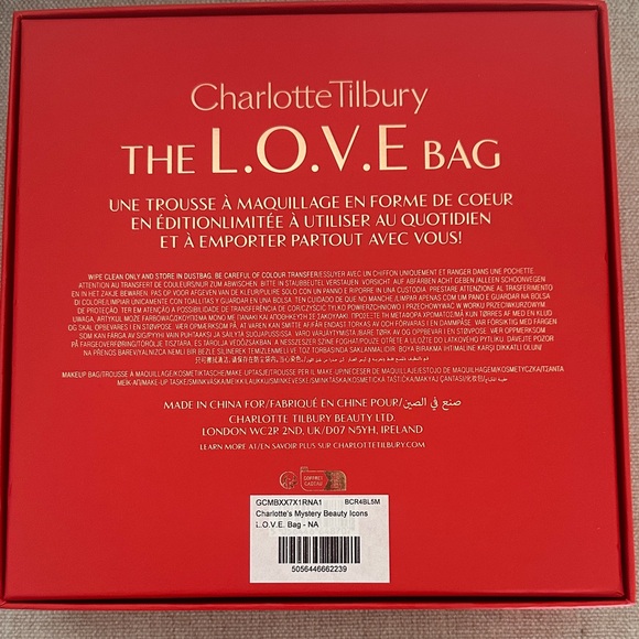 Charlotte Tilbury Black Heart Clutch